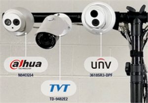 مقایسه دوربین های ۴k با لنز فیکس هایک ویژن،داهوا،یونی ویو و TVT